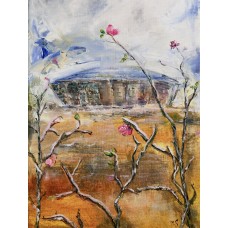 “Donbas Arena. Donetsk” – Original Symbolic Ukrainian Painting, Oil on Canvas | Marina Stognieva “Donbas Arena. Donetsk” – Original Symbolic Ukrainian Painting, Oil on Canvas | Marina Stognieva